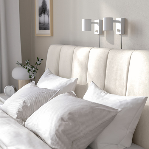 TÄLLÅSEN rangka tempat tidur berpelapis