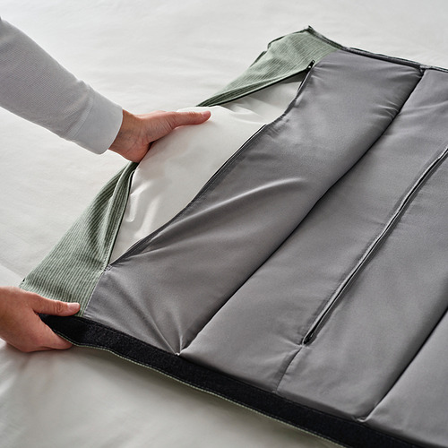 TÄLLÅSEN rangka tempat tidur berpelapis