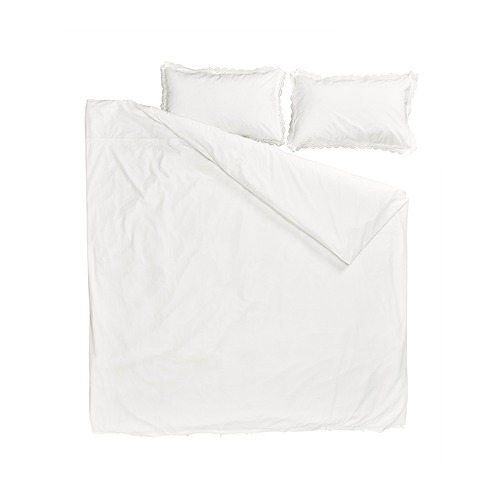 BIRGITTARÖNN sarung duvet dan 2 sarung bantal