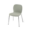 KARLPETTER - Chair, Gunnared light green/Sefast chrome-plated