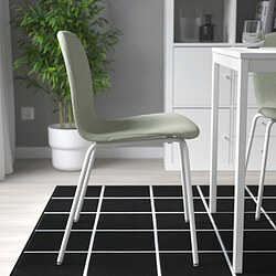 KARLPETTER - Chair, Gunnared light green/Sefast white