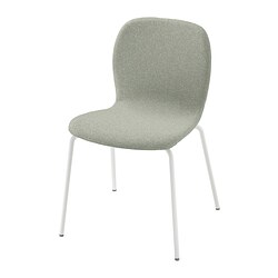 KARLPETTER - Chair, Gunnared light green/Sefast white