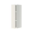 METOD - Wall cabinet with shelves, white/Veddinge white, 20x37x80 cm
