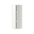 METOD - Wall cabinet with shelves, white/Ringhult white, 20x37x80 cm