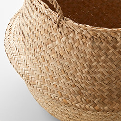 FLÅDIS - Keranjang, mendong, 25 cm