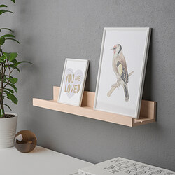 MOSSLANDA - Picture ledge, birch effect, 55 cm