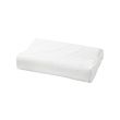 ROSENSKÄRM - Pillowcase for ergonomic pillow, white, 33x50 cm