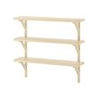 TRANHULT/SANDSHULT - Wall shelf combination, aspen, 80x20 cm