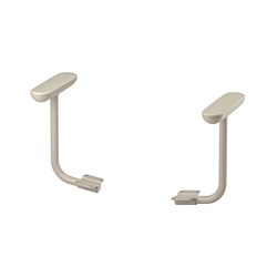 FLINTAN - Pair of armrests, beige