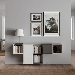 EKET - Kabinet dengan pintu dan 1 rak, putih, 35x35x70 cm