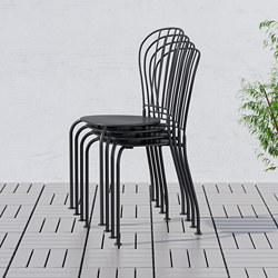 LÄCKÖ - Chair, outdoor, grey