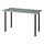 LAGKAPTEN/ADILS - desk, grey-turquoise/black, 140x60 cm | IKEA Indonesia - PE907865_S1