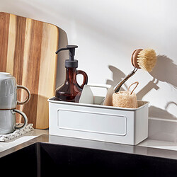 VÄLVÅRDAD - Organiser, white, 22.5x9x12.5 cm