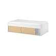 KLIPPUGGLA - bed frame with storage, white, 90x200 cm | IKEA Indonesia - E1009172_S2