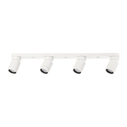 NYMÅNE - Ceiling spotlight with 4 spots, white