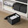 TJENA - storage box with lid, black, 18x25x15 cm | IKEA Indonesia - PE664430_S1