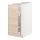 METOD - base cabinet/pull-out int fittings, white/Askersund light ash effect, 30x60x80 cm | IKEA Indonesia - PE726217_S1