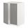METOD - base cabinet for sink + 2 doors, white/Bodbyn grey, 60x60x80 cm | IKEA Indonesia - PE726251_S1