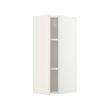 METOD - Wall cabinet with shelves, white/Bodbyn off-white, 30x37x80 cm