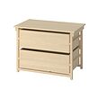 KRONÖREN - chest of 2 drawers, pine, 76x48x55 cm | IKEA Indonesia - E1009338_S2