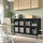 IVAR - cabinet with doors, black mesh, 160x30x83 cm | IKEA Indonesia - PE908104_S1