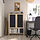IVAR - shelving unit with doors, pine/felt felt, 89x30x124 cm | IKEA Indonesia - PE908144_S1