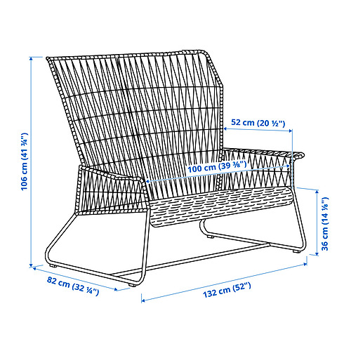 TALLSKÄR Measurement Illustration