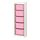 TROFAST - storage combination with boxes, white/pink, 46x30x146 cm | IKEA Indonesia - PE770539_S1