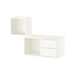 EKET - Wall-mounted storage combination, white, 105x35x70 cm