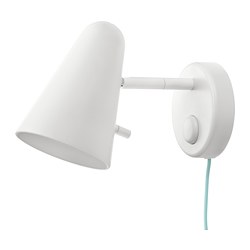 FUBBLA - Lampu dinding LED, putih