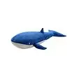 BLÅVINGAD - Boneka, paus biru, 100 cm