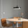 NYMÅNE - lampu gantung LED, antrasit, 38 cm | IKEA Indonesia - PE826686_S1