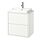 HAVBÄCK/ORRSJÖN - wash-stnd w drawers/wash-basin/tap, white/white marble effect, 62x49x71 cm | IKEA Indonesia - PE908306_S1