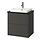 HAVBÄCK/ORRSJÖN - wash-stnd w drawers/wash-basin/tap, dark grey/black marble effect, 62x49x71 cm | IKEA Indonesia - PE908299_S1