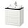 RUTSJÖN/TÄNNFORSEN - wash-stnd w drawers/wash-basin/tap, white/black marble effect, 62x49x76 cm | IKEA Indonesia - PE908316_S1