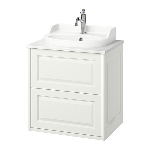 RUTSJÖN/TÄNNFORSEN wash-stnd w drawers/wash-basin/tap