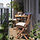 ASKHOLMEN table+2 folding chairs, outdoor
