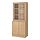 TONSTAD - storage comb w sliding glass doors, oak veneer/clear glass, 82x47x201 cm | IKEA Indonesia - PE908334_S1