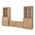 TONSTAD - kombinasi penyimpanan TV, veneer kayu oak/kaca bening, 342x47x201 cm | IKEA Indonesia - PE908410_S1