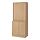 TONSTAD - kombnsi pnyimpanan dg pintu geser, veneer kayu oak, 82x47x201 cm | IKEA Indonesia - PE908419_S1