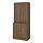 TONSTAD - storage combination w sliding doors, brown stained oak veneer, 82x47x201 cm | IKEA Indonesia - PE908418_S1