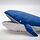 BLÅVINGAD - boneka, paus biru, 100 cm | IKEA Indonesia - PE869391_S1