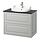 RUTSJÖN/TÄNNFORSEN - wash-stnd w drawers/wash-basin/tap, light grey/black marble effect, 82x49x76 cm | IKEA Indonesia - PE908507_S1