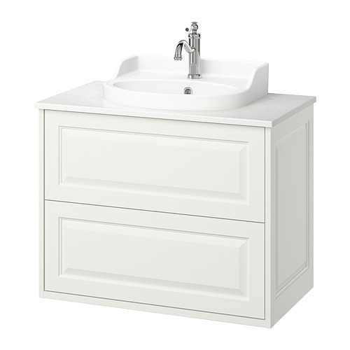 RUTSJÖN/TÄNNFORSEN wash-stnd w drawers/wash-basin/tap