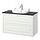 RUTSJÖN/TÄNNFORSEN - wash-stnd w drawers/wash-basin/tap, white/black marble effect, 102x49x76 cm | IKEA Indonesia - PE908531_S1