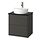 HAVBÄCK/TÖRNVIKEN - wash-stnd w drawers/wash-basin/tap, dark grey/black marble effect, 62x49x79 cm | IKEA Indonesia - PE908559_S1