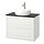 TÄNNFORSEN/TÖRNVIKEN - wash-stnd w drawers/wash-basin/tap, white/black marble effect, 82x49x79 cm | IKEA Indonesia - PE908582_S1