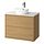 KATTEVIK/ÄNGSJÖN - wash-stnd w drawers/wash-basin/tap, oak effect/white marble effect, 82x49x80 cm | IKEA Indonesia - PE908590_S1