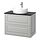 TÄNNFORSEN/TÖRNVIKEN - wash-stnd w drawers/wash-basin/tap, light grey/black marble effect, 82x49x79 cm | IKEA Indonesia - PE908593_S1