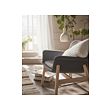 VEDBO - Armchair, Gunnared dark grey